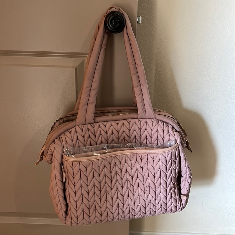Happ Brand diaper bag great condition! Mauve/pink